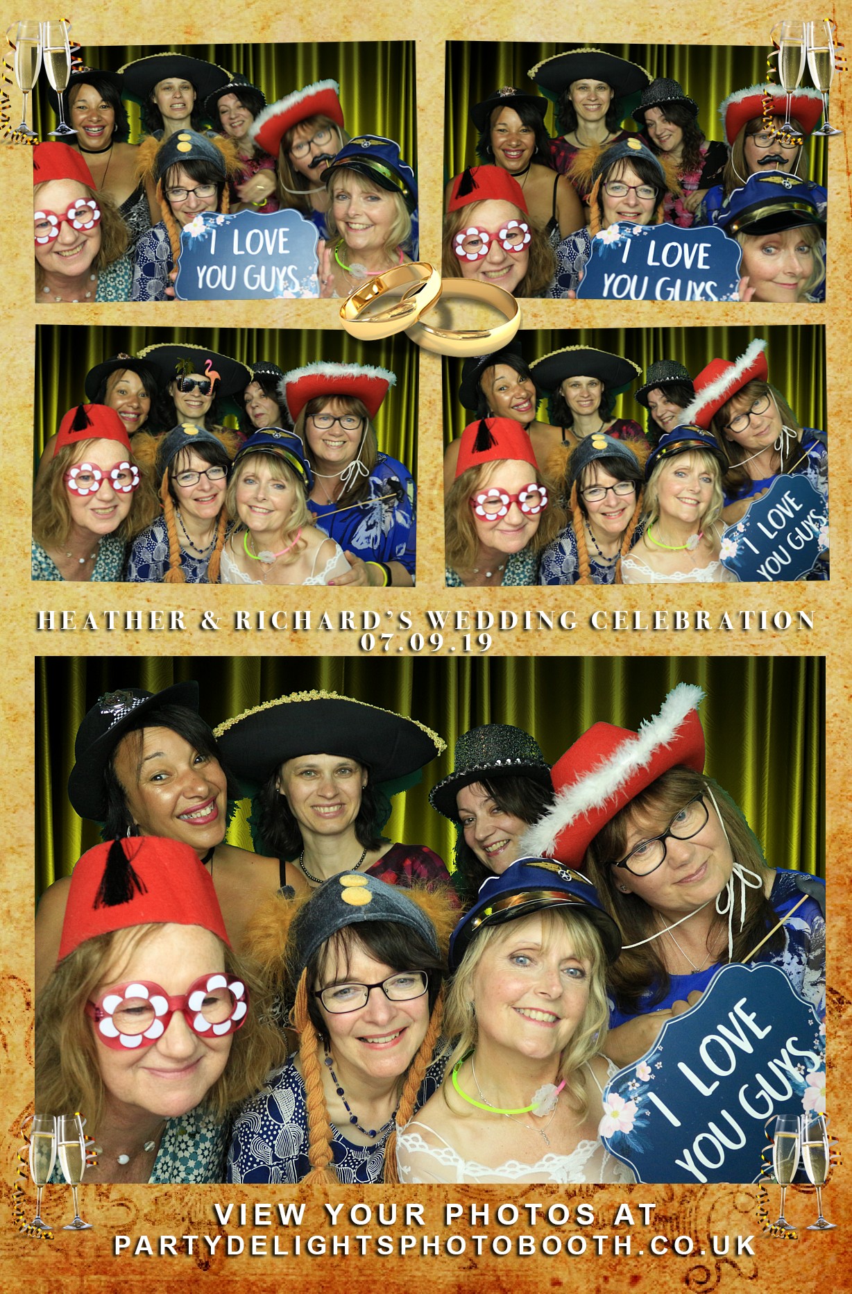 Heather and Richard’s Wedding Party - Prints | View more photos from the event at gallery.partydelightsphotobooth.co.uk/u/PartyDelightsPhotoBooth/Heather-and-Richard’s-Wedding-Party-Prints